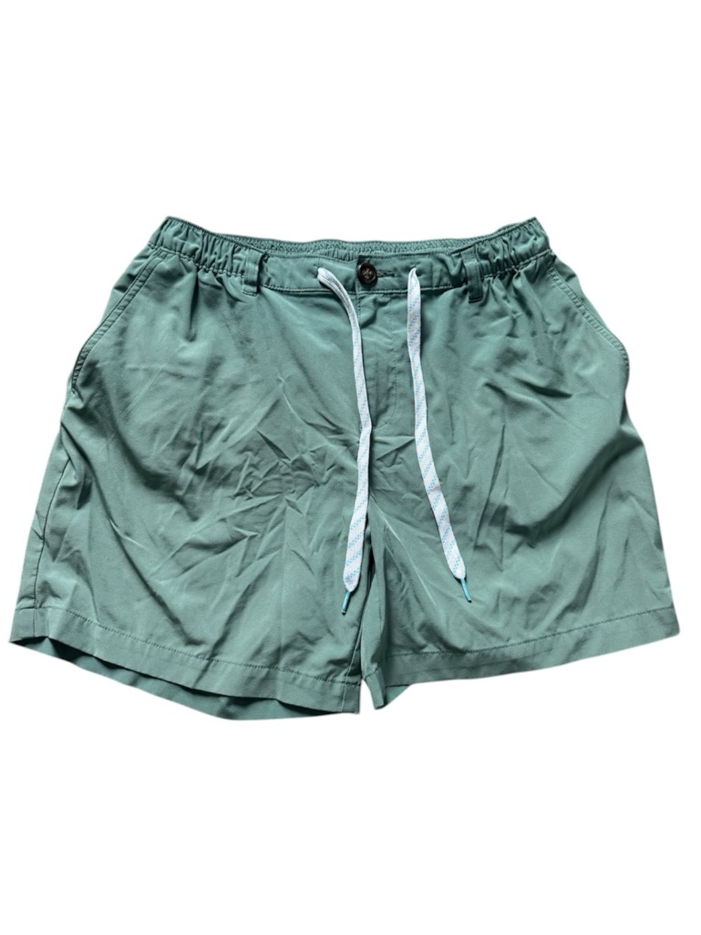 Chubbies Men's Teal Drawstring Casual Shorts- Regular Fit 6β Inseam XL